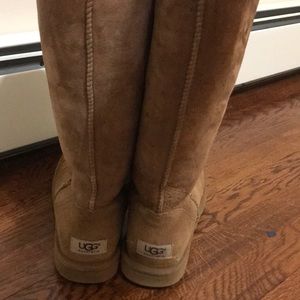 TALL CHESNUT UGGS SIZE 9